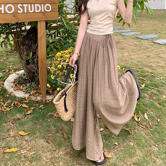 High Waist Wide Leg Pants