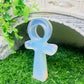 Opalite Crystal Ankh