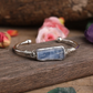 Kyanite Stone Bangle Bracelet