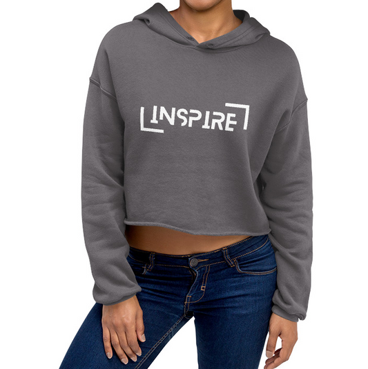 Power Words INSPIRE Crop Hoodie