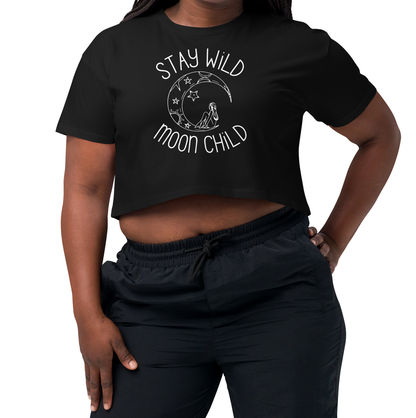 Stay Wild Moon Child Cropped T Shirt