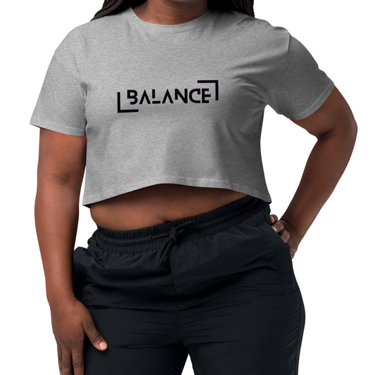 Power Words BALANCE Cropped T Shirt
