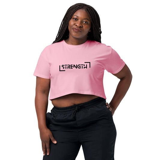 Power Words STRENGTH Cropped T Shirt