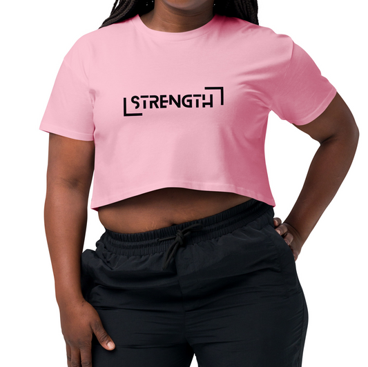 Power Words STRENGTH Cropped T Shirt