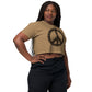 Peace Sign Cropped T Shirt