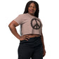 Peace Sign Cropped T Shirt