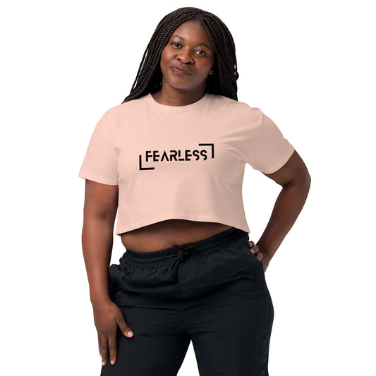 Power Words FEARLESS Cropped T Shirt