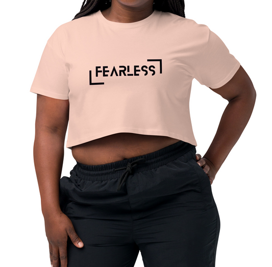 Power Words FEARLESS Cropped T Shirt