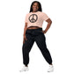 Peace Sign Cropped T Shirt