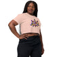 Lotus Flower Cropped T Shirt