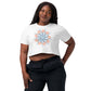 Rose Mandala Cropped T Shirt