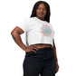 Rose Mandala Cropped T Shirt