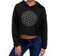 Flower of Life Crop Hoodie