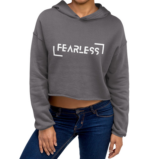 Power Words FEARLESS Crop Hoodie