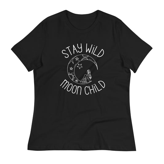 Stay Wild Moon Child Women's Relaxed T-Shirt