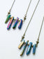 Titanium Aura Quartz Necklace