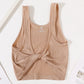 Twist Front Cropped Tank Top