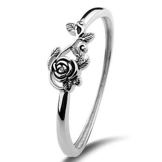 Silver Rose Ring