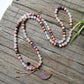 Rose Quartz & Moon Mala Bead Necklace