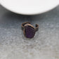 Amethyst Crystal Adjustable Ring