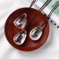 Polished Clear Quartz Water Drop Necklace