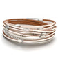 Silver Accent Wrap Bracelet