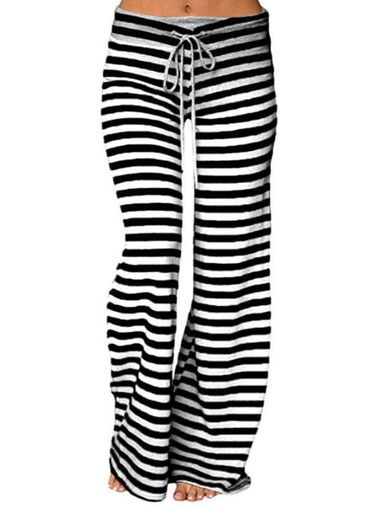 Striped Cotton Lounge Pants