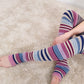 Striped Over-knee Leg Warmers