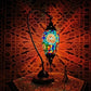 Mosaic Stained Glass Swan Table Lamp