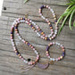 Rose Quartz & Moon Mala Bead Necklace
