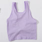 Twist Front Cropped Tank Top