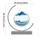 Flowing Sand Art Half Moon Table Lamp