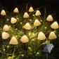 Mushroom Fairy Lights Solar Outdoor