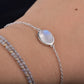 Moonstone Silver Bracelet