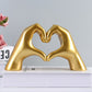 Hand Heart Figurine