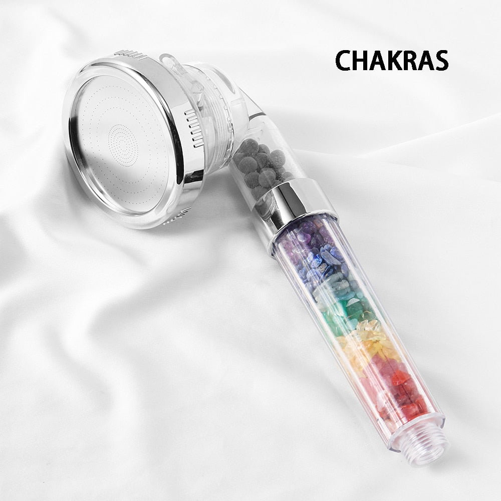 Chakra Stone & Crystal Shower Head