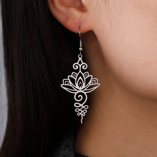 Lotus Flower Earrings