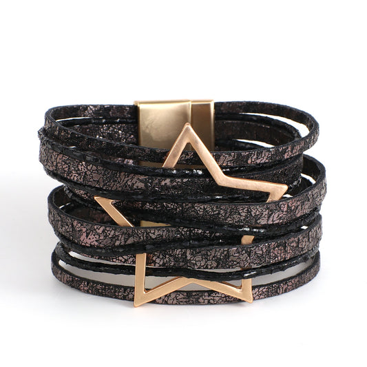 Star Layered Wrap Bracelet