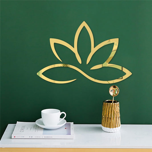 Lotus Acrylic Mirror Wall Sticker