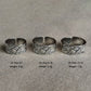 Blooming Lotus Heart Sutra Ring