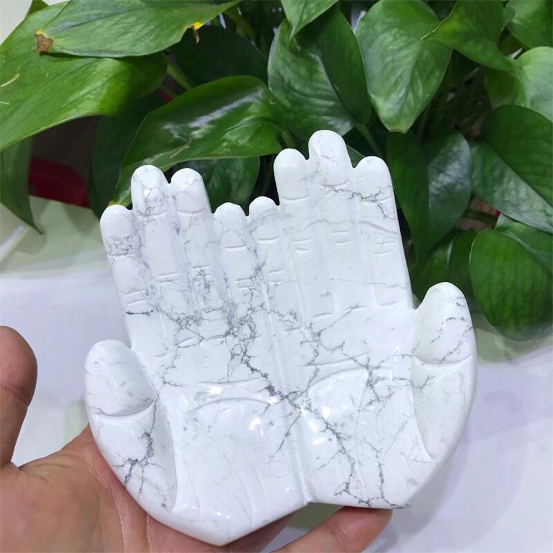Carved Crystal & Stone Hands