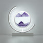 Flowing Sand Art Half Moon Table Lamp