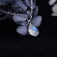 Moonstone Drop Silver Necklace