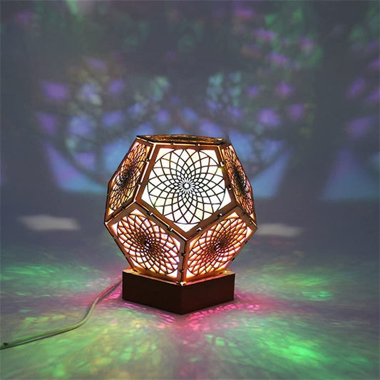 Geometric Projector Lamp