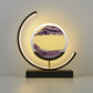 Flowing Sand Art Half Moon Table Lamp