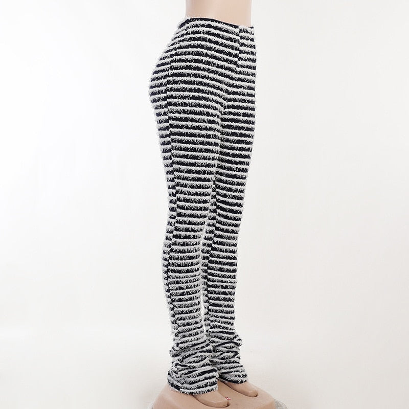 Striped Knitted Pants