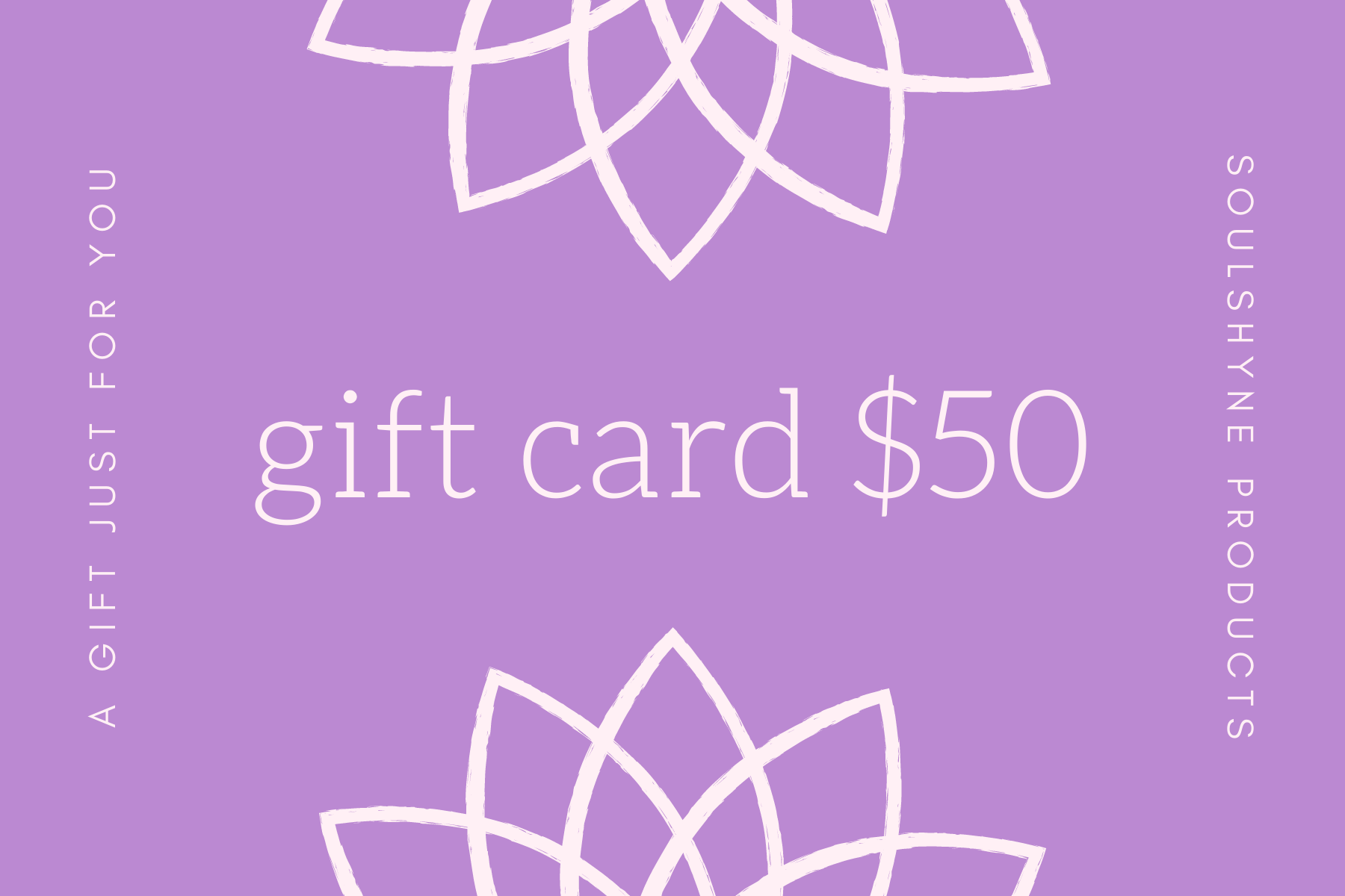 SoulShyne eGift Card - SoulShyne Products