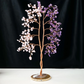 Rose Quartz & Amethyst Crystal Tree of Life