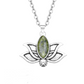 Lotus Bloom Crystal Necklace