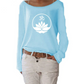 Lotus Flower Long Sleeve T Shirt